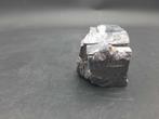 oude zwart/zilveren hermatiet steen, Verzamelen, Mineralen en Fossielen, Overige typen, Ophalen of Verzenden