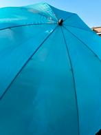 zomers blauw strand parasol, Réglable, Utilisé, Enlèvement ou Envoi, Parasol de plage