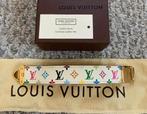 Bracelet monogramme multicolore Louis Vuitton Takashi Muraka, Utilisé, Cuir, Enlèvement ou Envoi, Blanc