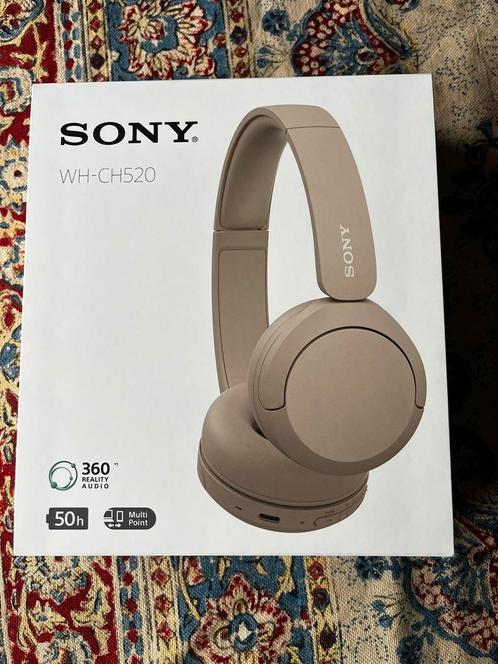 Sony WH-CH520, TV, Hi-fi & Vidéo, Casques audio, Neuf, Supra-aural, Sony, Sans fil, Bluetooth, Enlèvement ou Envoi