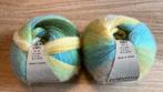 2 bollen papaya wol 100gr, Ophalen of Verzenden, Zo goed als nieuw