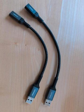 USB-A naar USB-C adapter - 2 stuks beschikbaar voor biedingen