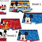 Mickey Mouse Boxershort (set van 2) - Maat 116/128, Disney, Nacht- of Onderkleding, Nieuw, Ophalen of Verzenden