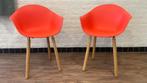 TA design chair’s for TOOU by Simone Viola, Sinaasappelrood, Enlèvement, Comme neuf, Rouge, Synthétique