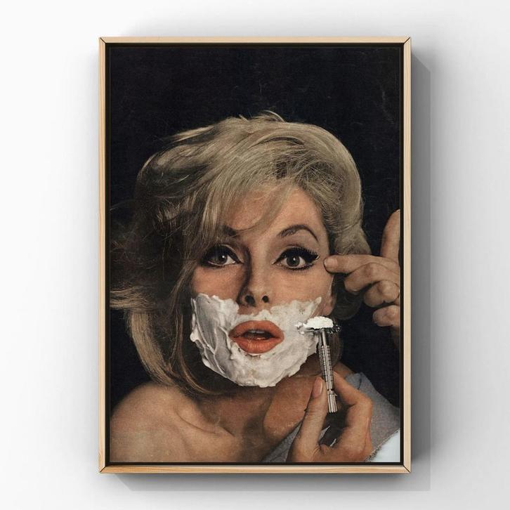Virna Lisi voor Esquire, maart 1965 Foto: George Lois, Antiek en Kunst, Kunst | Schilderijen | Modern, Ophalen of Verzenden