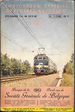 SNCB-NMBS Indicateur été 1958, Collections, Autres types, Utilisé, Envoi, Train