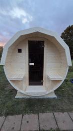 3M Barrel Sauna van licht, Scandinavisch grenenhout, Sport en Fitness, Sauna, Verzenden, Nieuw, Fins of Traditioneel, Complete sauna