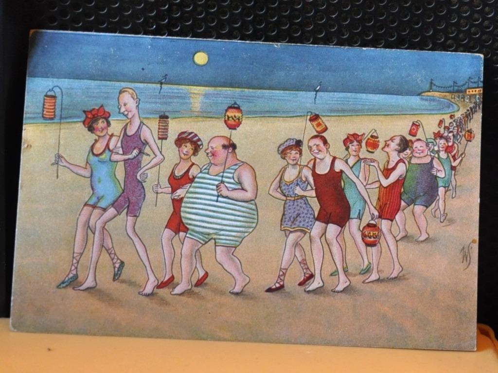 carte postale humoristique (4), Verzamelen, Postkaarten | Themakaarten, Gelopen, 1920 tot 1940, Overige thema's, Ophalen of Verzenden