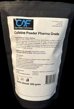 Cafeïne anhydraat poeder 500 gram (0.5KG) pharma grade, Diversen, Levensmiddelen, Verzenden