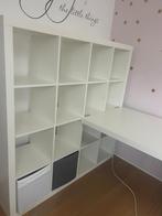 Bureau met rek 147x159x147, Huis en Inrichting, Bureaus, Ophalen, Zo goed als nieuw, Bureau