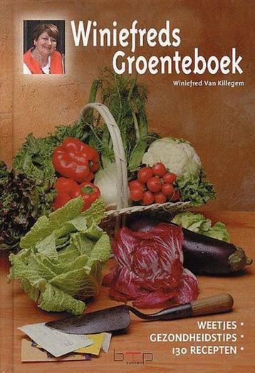 boek: Winiefreds groenteboek (Van Killegem)+kruidenboeket