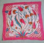 Hermès Pink Ceramique Ottomane silk Square scarf 2002., Kleding | Dames, Ophalen of Verzenden, Zo goed als nieuw