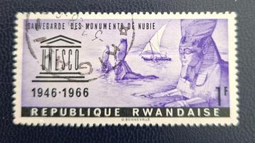 Postzegel Rwanda OBP 186 beschikbaar voor biedingen