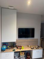 Wandkast met bureau, Huis en Inrichting, Kasten | Wandmeubels, Ophalen, Zo goed als nieuw