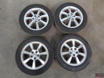 16"  7 Spaak Cerchi velgen set X-Type met nette banden