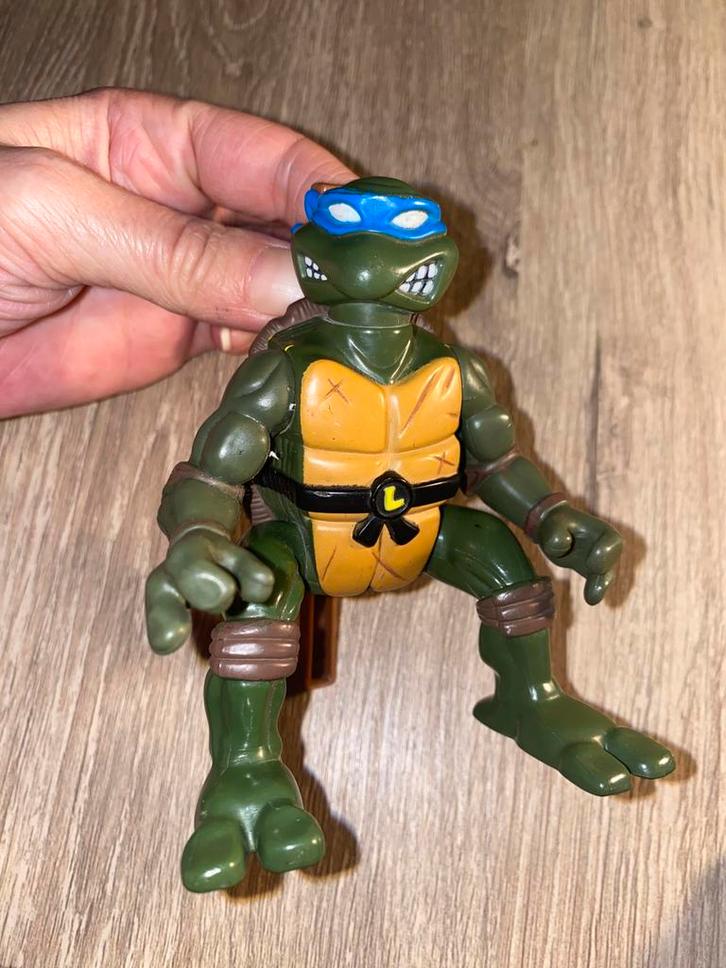🔥 Playmates Toys - uit 1993 - Leonardo Ninja Turtles, Kinderen en Baby's, Speelgoed | Actiefiguren, Zo goed als nieuw, Ophalen of Verzenden