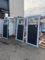 Porte en pvc anthracite poignée comprise, Enlèvement, Neuf, Double vitrage