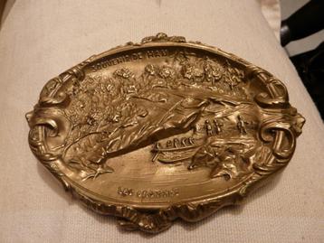 Vintage  messing souvenier vide-poche De Grotten van Han beschikbaar voor biedingen