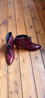 Bordeaux laklaarsjes maat 41 merk Zinda, made in Spain, ANDERE, Enlèvement ou Envoi, Autres couleurs, Comme neuf