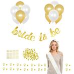 Bride to be - vrijgezellen set - goud, Hobby en Vrije tijd, Feestartikelen, Verzenden, Nieuw, Feestartikel