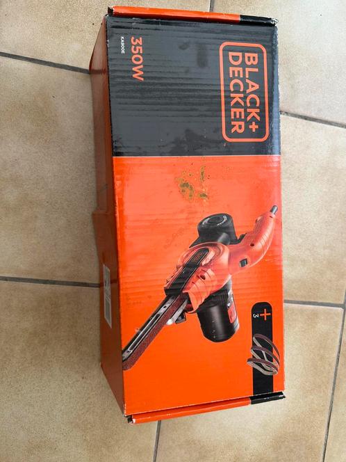 Black+Decker KA900E Bandschuurmachine – 350W, Doe-het-zelf en Bouw, Gereedschap | Schuurmachines, Zo goed als nieuw, Bandschuurmachine
