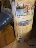 Zwembad rond frame 3,66m x 76cm, Tuin en Terras, Zwembaden, Ophalen, Gebruikt, Minder dan 80 cm, Rond