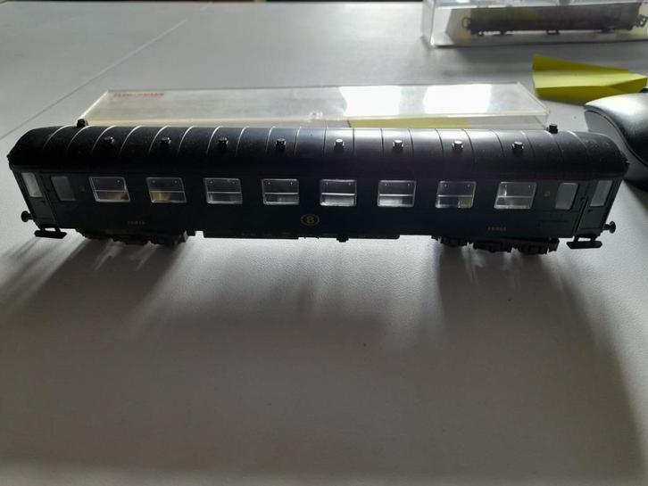 21 Fleischmann (HO) Typ I2 B8 (5152), Hobby & Loisirs créatifs, Trains miniatures | HO, Comme neuf, Wagon, Envoi