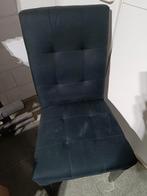 6 zwarte stoelen, Huis en Inrichting, Stoelen, Ophalen, Zwart