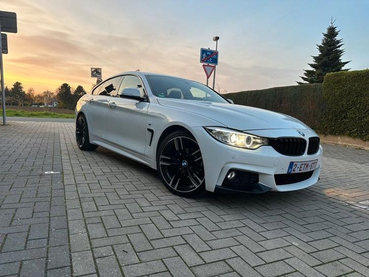BMW 4-serie F36 Gran Coupe 420iA-pakket M, Auto's, BMW, Particulier, Cruise Control, Euro 6, Automaat, Blauw, Blauw, Alcantara