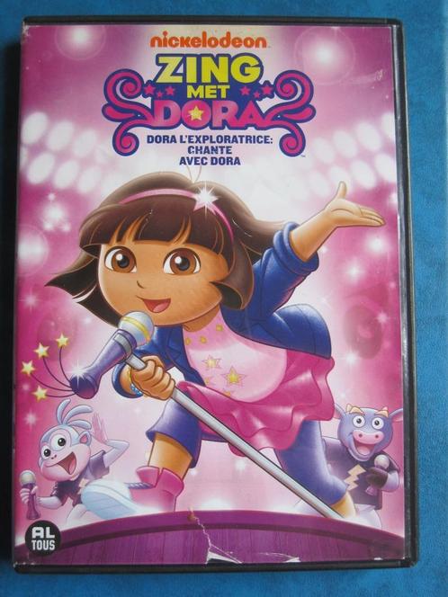 Zing met Dora, Cd's en Dvd's, Dvd's | Tekenfilms en Animatie, Zo goed als nieuw, Amerikaans, Tekenfilm, Alle leeftijden, Ophalen of Verzenden