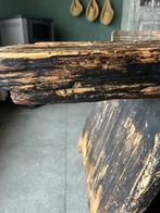 Vol houten tafel industrieel, Comme neuf, 100 à 150 cm, Rectangulaire, Enlèvement ou Envoi