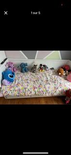 Lit, Huis en Inrichting, Slaapkamer | Bedden, Ophalen, Wit, Tweepersoons, Zo goed als nieuw