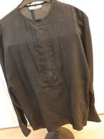 Zijden blouse/chemisier Gianni Versace, Maat 38/40 (M), Zwart, Gianni Versace, Ophalen of Verzenden