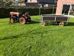 Kubota minitractor + vierwielwagentje, Ophalen, Gebruikt, Overige merken