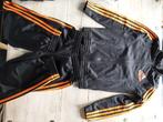 Trainingspak Adidas zwart oranje strepen maat 140 9/10 jaar, Maat XS of kleiner, Trainingspak, Gebruikt, Ophalen of Verzenden