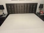 Slaapkamer : volledig bed met 2 nachtkastjes, Ophalen, Tweepersoons, Modern en degelijk, Zo goed als nieuw