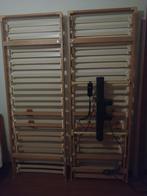 Lattenbodem met motor, Ophalen, Tweepersoons, 140 cm, 200 cm
