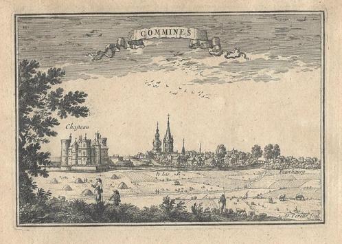 1665 - Comines / Komen, Antiquités & Art, Art | Eaux-fortes & Gravures, Envoi