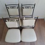 stoelen, Huis en Inrichting, Stoelen, Ophalen, Zo goed als nieuw, Leer