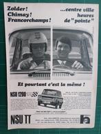 NSU 1200 TT - publicité papier - 1970, Ophalen of Verzenden, Gebruikt, Overige typen