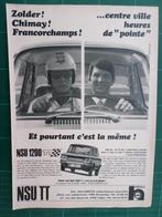 NSU 1200 TT - publicité papier - 1970, Autres types, Utilisé, Enlèvement ou Envoi