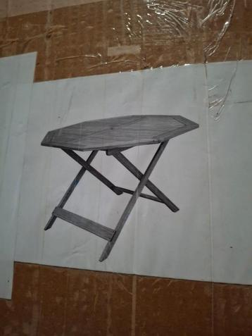 Acacia tuin tafel 120 cm beschikbaar voor biedingen