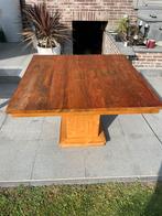 Vierkante eettafel, 110cm, hoogte 77cm (Zemst centrum), Ophalen, Gebruikt