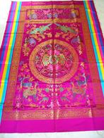 Oosters paneel zijden stof 200x150cm silk soie S Korea Seoul, Ophalen of Verzenden