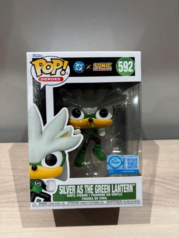 Silver as Green Lantern 592 Funko Pop Justice League x Sonic beschikbaar voor biedingen