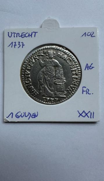 1 Gulden 1737 Utrecht beschikbaar voor biedingen