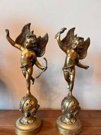 Bronzen engelen, Antiek en Kunst, Antiek | Brons en Koper, Ophalen