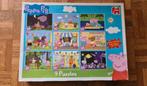 Peppa pig : 9 puzzles, Enfants & Bébés, Enlèvement ou Envoi, Utilisé