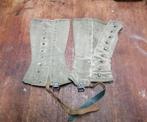 Guêtres militaire US Américaine WW2 Leggings canvas, Verzenden, Overige soorten