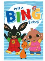 Bing Konijn Fleece Deken - Bing Thing, Nieuw, Ophalen of Verzenden, Deken of Dekbed, Jongetje of Meisje